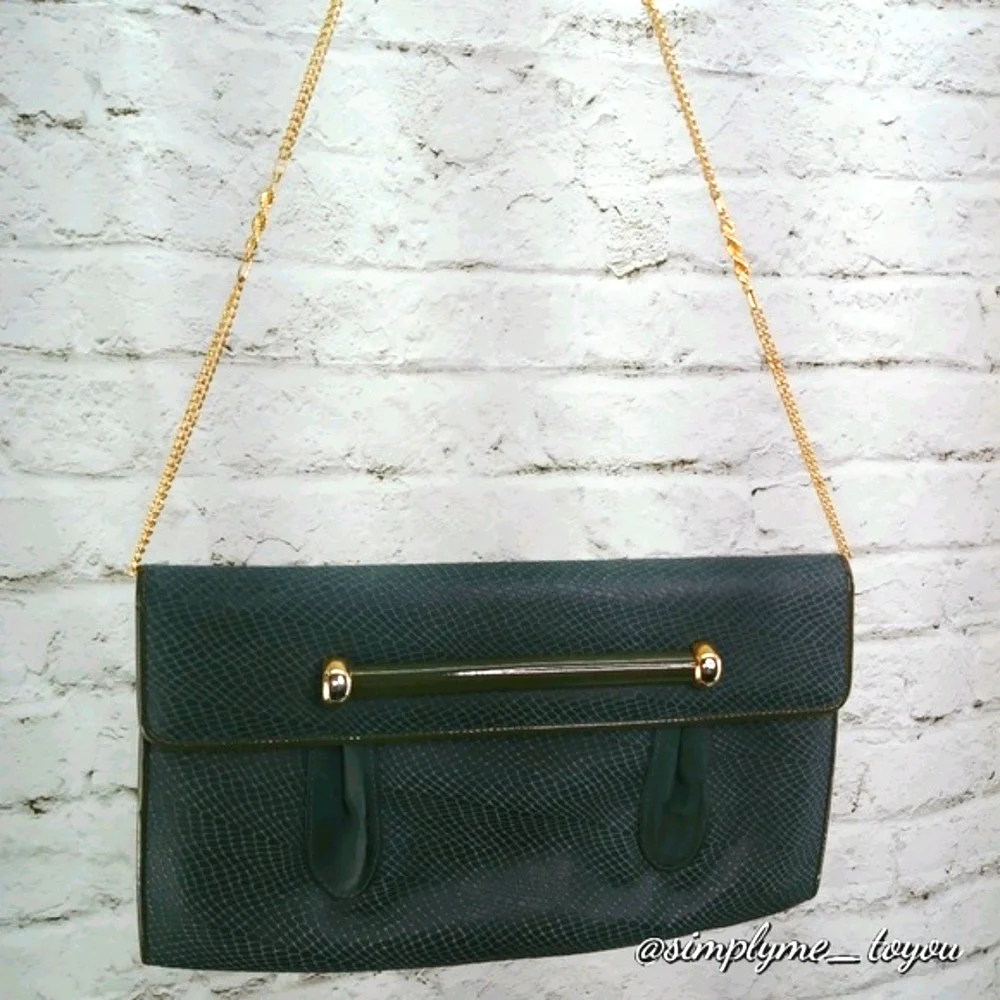 G. Parapini Leather Clutch
